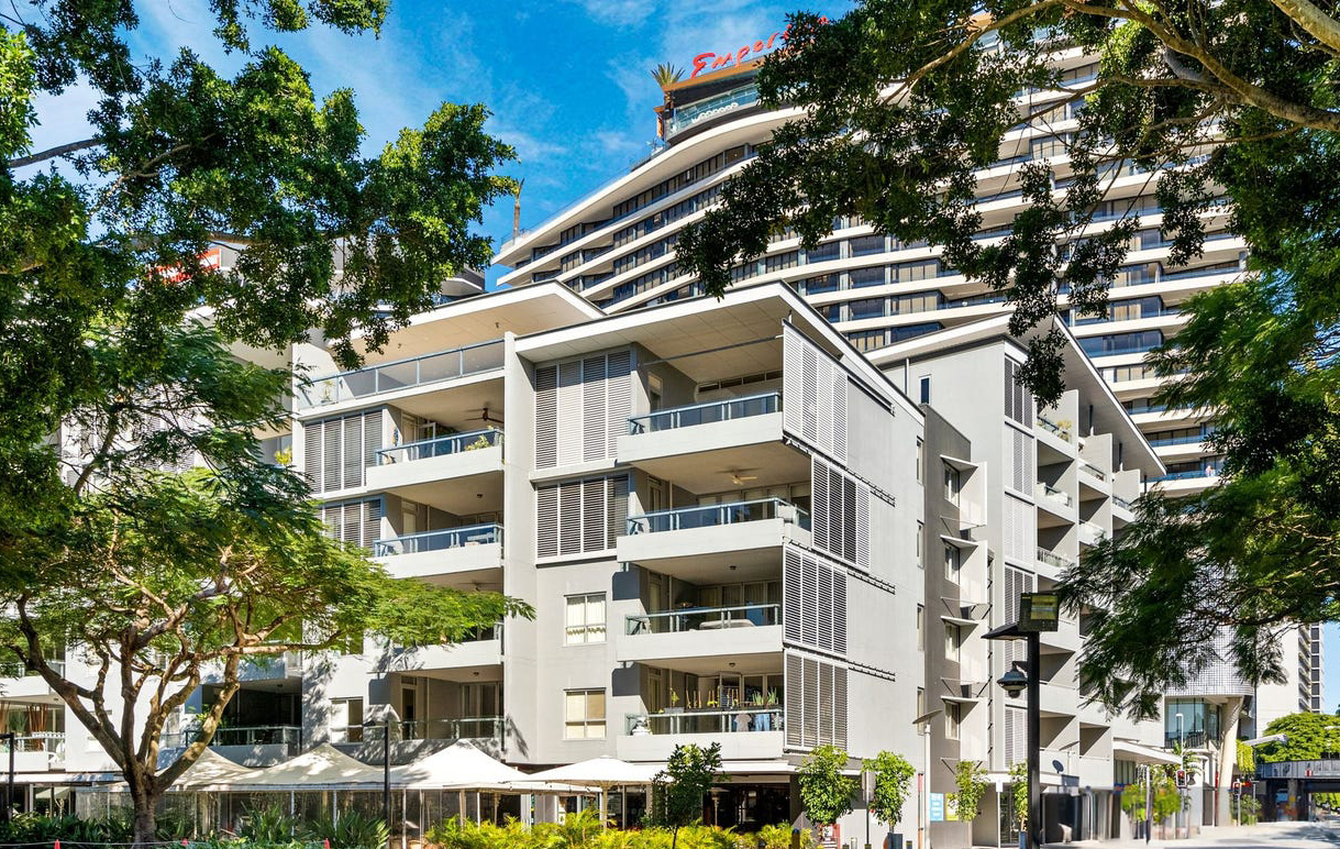 59/15 Tribune Street South Brisbane, balcony view